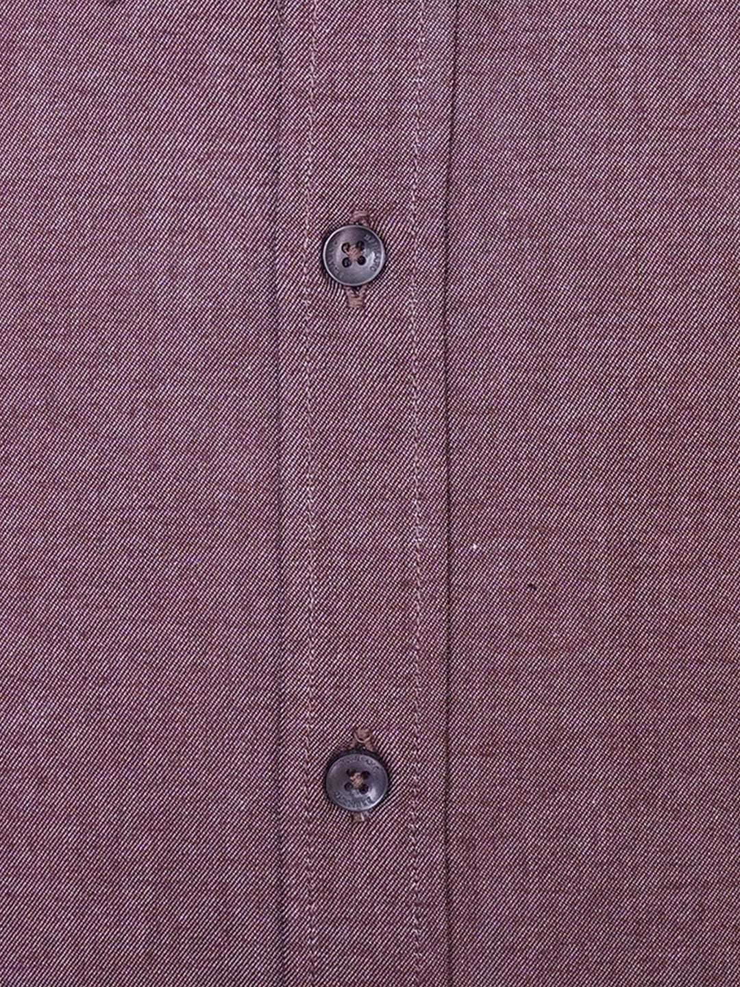 Brumano Ready To Wear Shirts Men 1 Piece Cotton Maroon Twill Button Down Shirt 0-31-025-4519 - Summer Collection