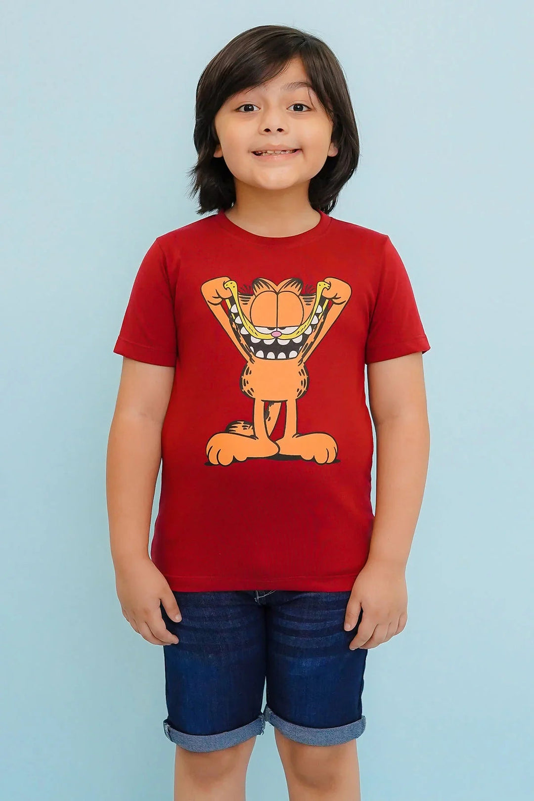 Ochre RTW Printed Cotton T-Shirt Boys 1 Piece OKB-310 - Summer Collection