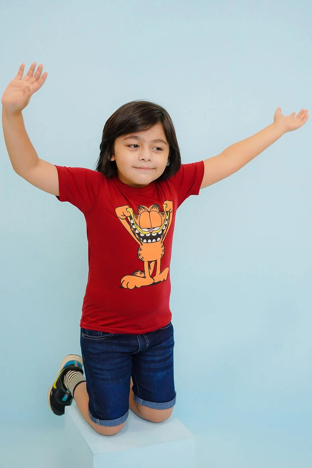 Ochre RTW Printed Cotton T-Shirt Boys 1 Piece OKB-310 - Summer Collection