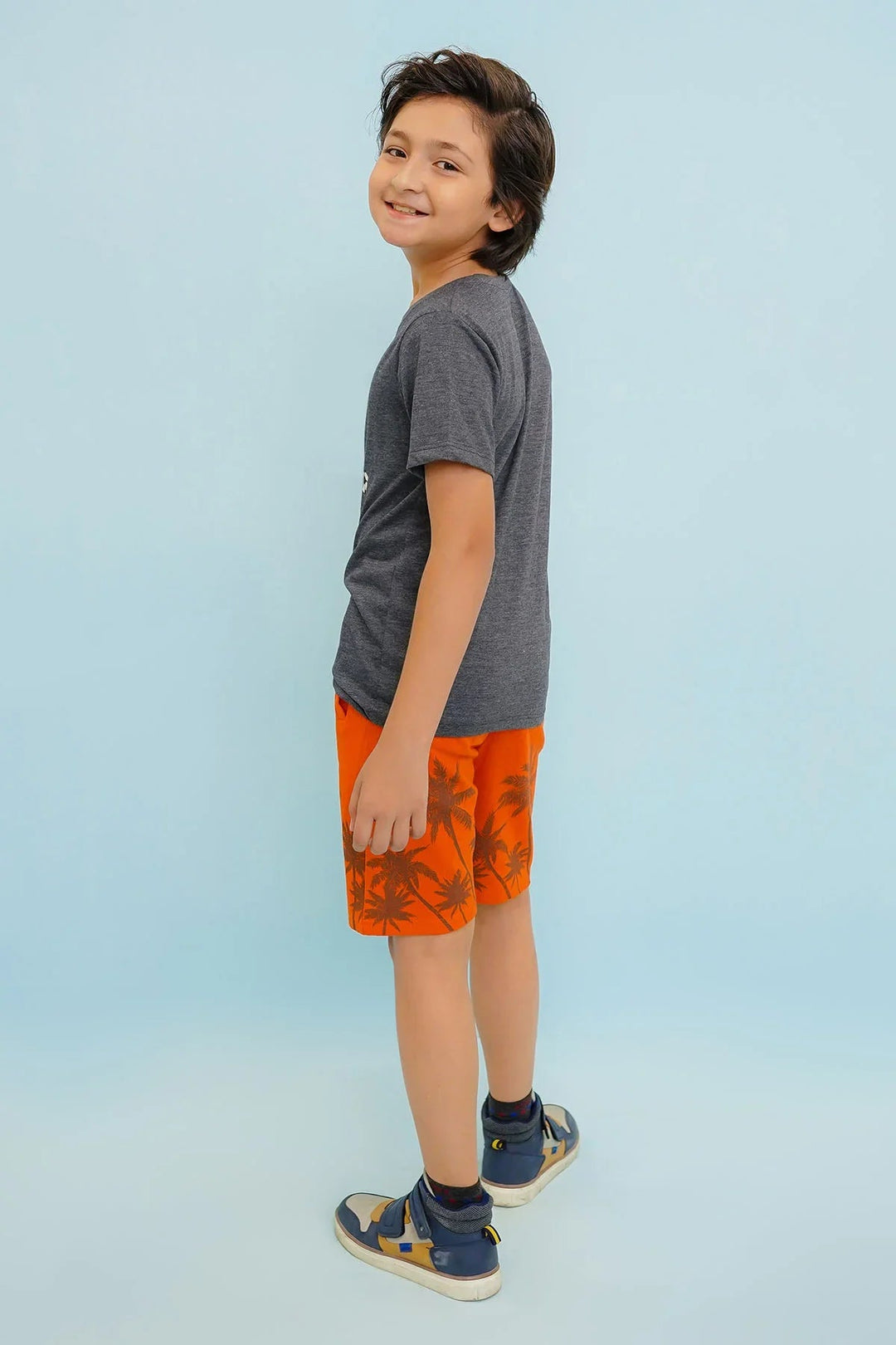 Ochre RTW Printed Cotton T-Shirt Boys 1 Piece OKB-297 - Summer Collection
