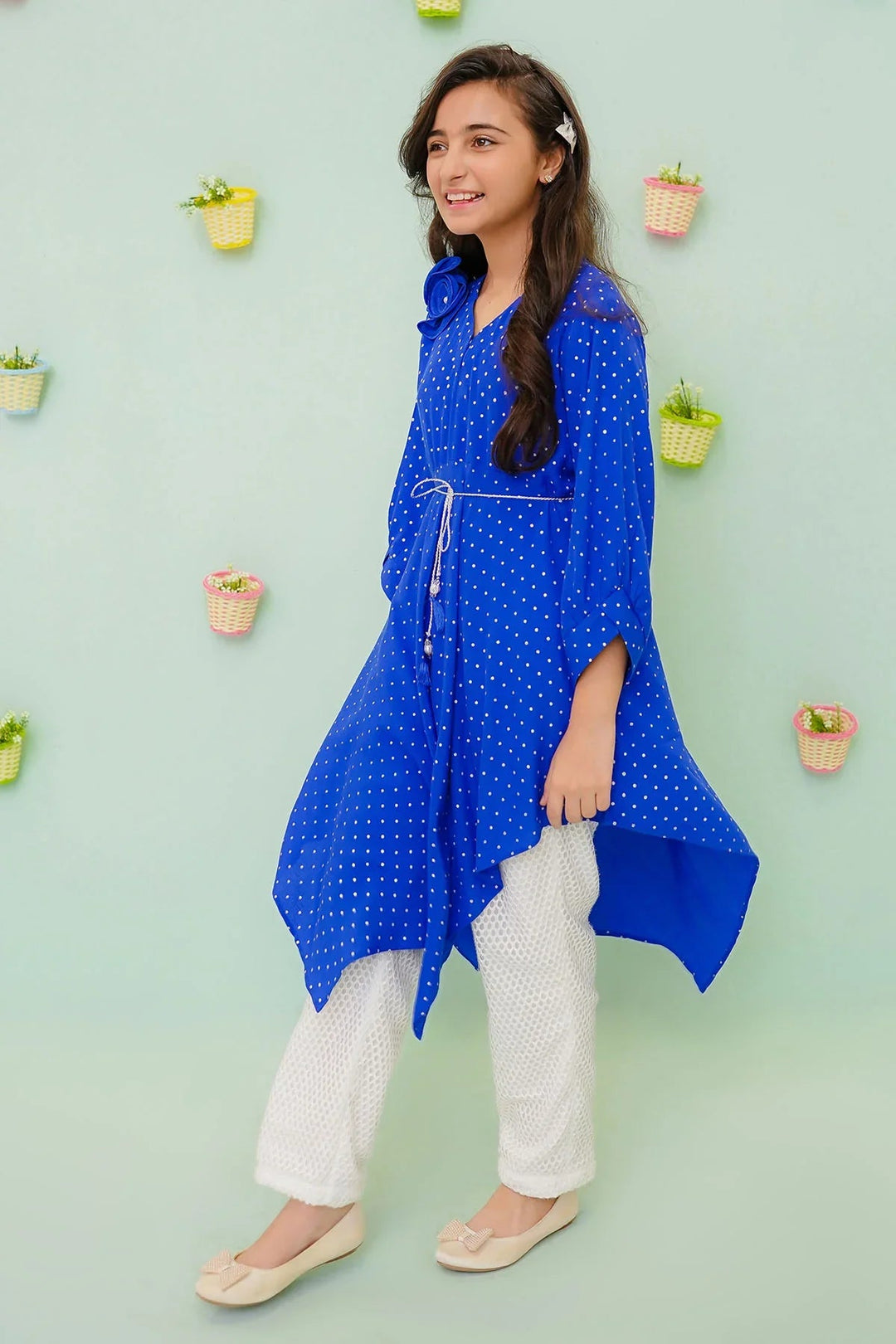 Ochre RTW Printed Cotton  Girls 2 Piece OFW-FC-06 - Winter Collection