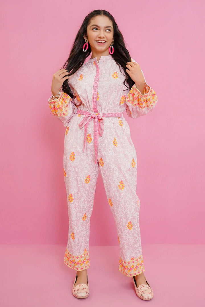Ochre RTW Printed Cotton Jumpsuit Girls 1 Piece OWT-JMP-09 - Winter Collection