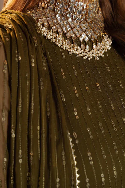 Meeral Pret Embroidered Chiffon 3 Piece Suit Hina