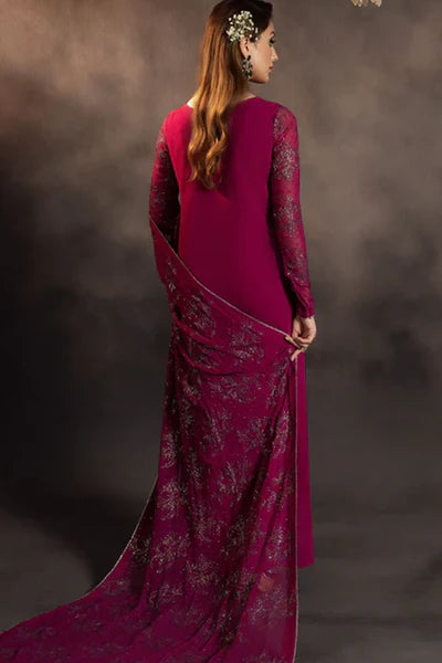 Meeral Pret Embroidered Chiffon 3 Piece Suit Rania