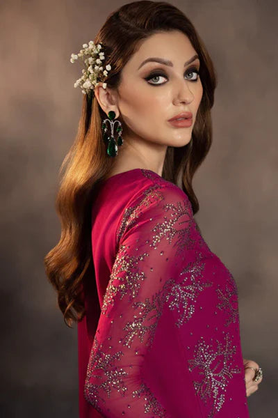 Meeral Pret Embroidered Chiffon 3 Piece Suit Rania