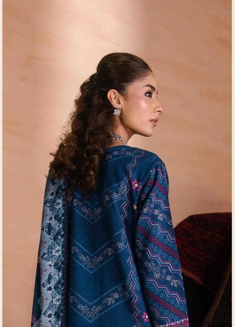 One Nation by Florent Unstitched Embroidered Viscose 3 Piece Suit FL26UON Mehr - Casual Collection