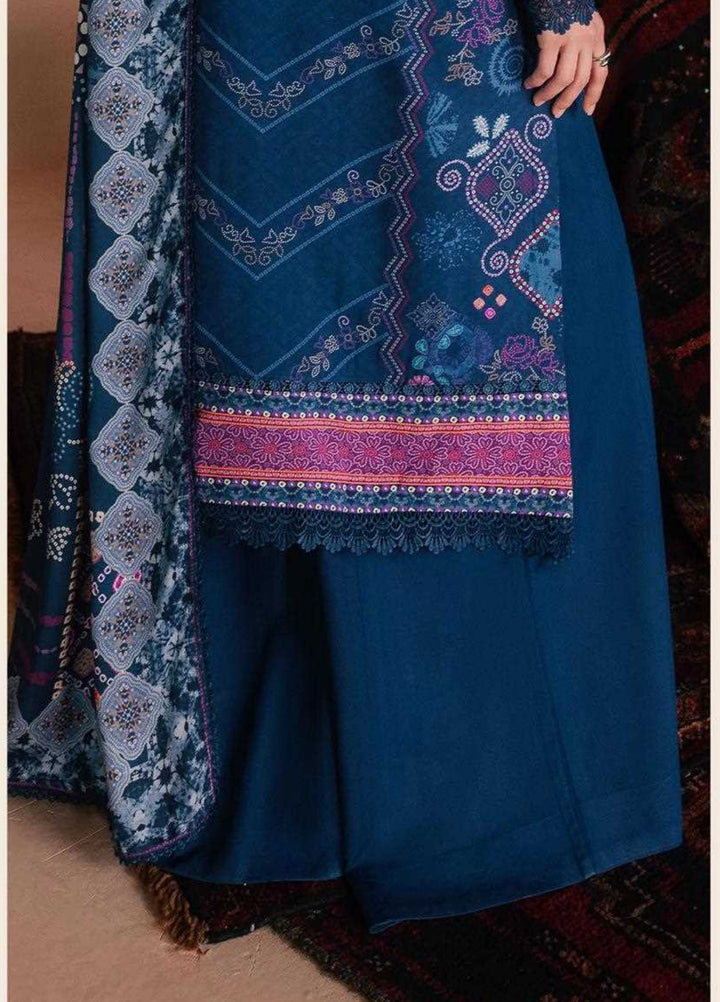 One Nation by Florent Unstitched Embroidered Viscose 3 Piece Suit FL26UON Mehr - Casual Collection