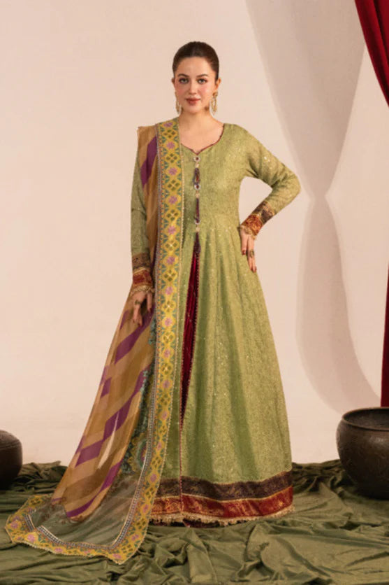Zaaviay Mint Oasis Chikankari Suits Pret 3 Piece Festive Collection
