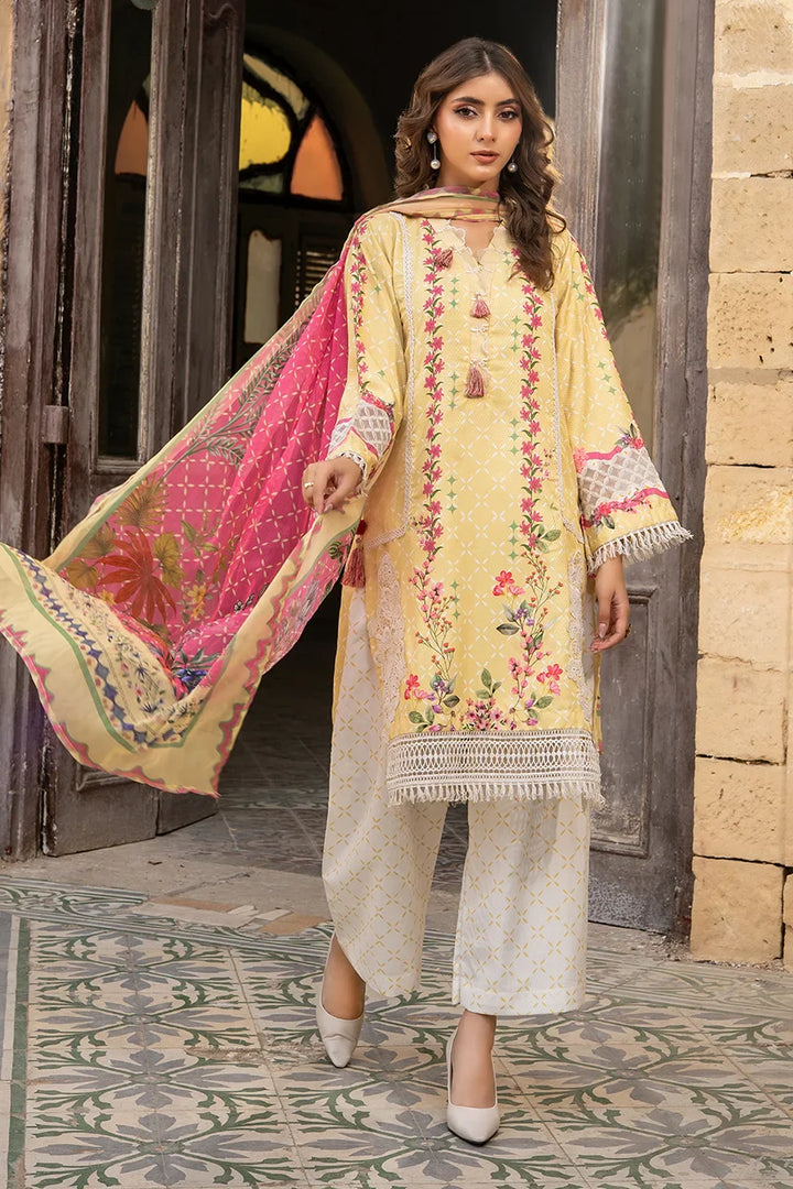 Dhaga Women Pret Embroidered Herringbone 3 Piece Suit Mirella FW25DSE702 - Winter Collection