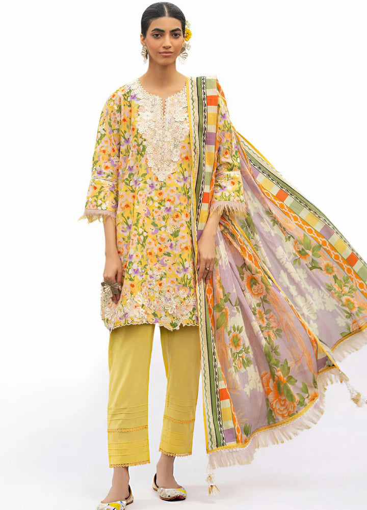 Mitti ki Khusboo by Gul Ahmed Unstitched Embroidered Lawn 3 Piece Suit GA26UMK CL-62036 - Summer Collection