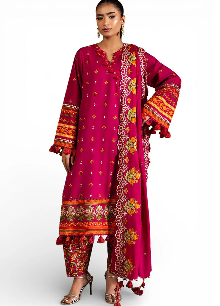 Mitti ki Khusboo by Gul Ahmed Unstitched Embroidered Lawn 3 Piece Suit GA26UMK DN-62014 - Summer Collection