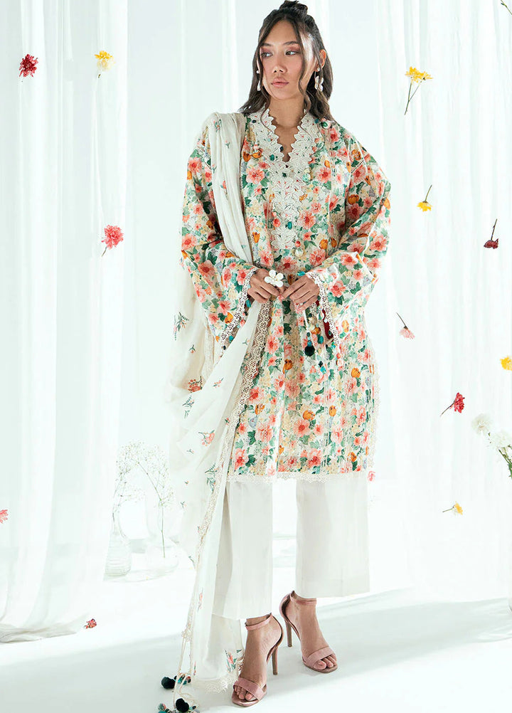 Mitti ki Khusboo by Gul Ahmed Unstitched Embroidered Lawn 3 Piece Suit GA26UMK DN-62022 - Summer Collection