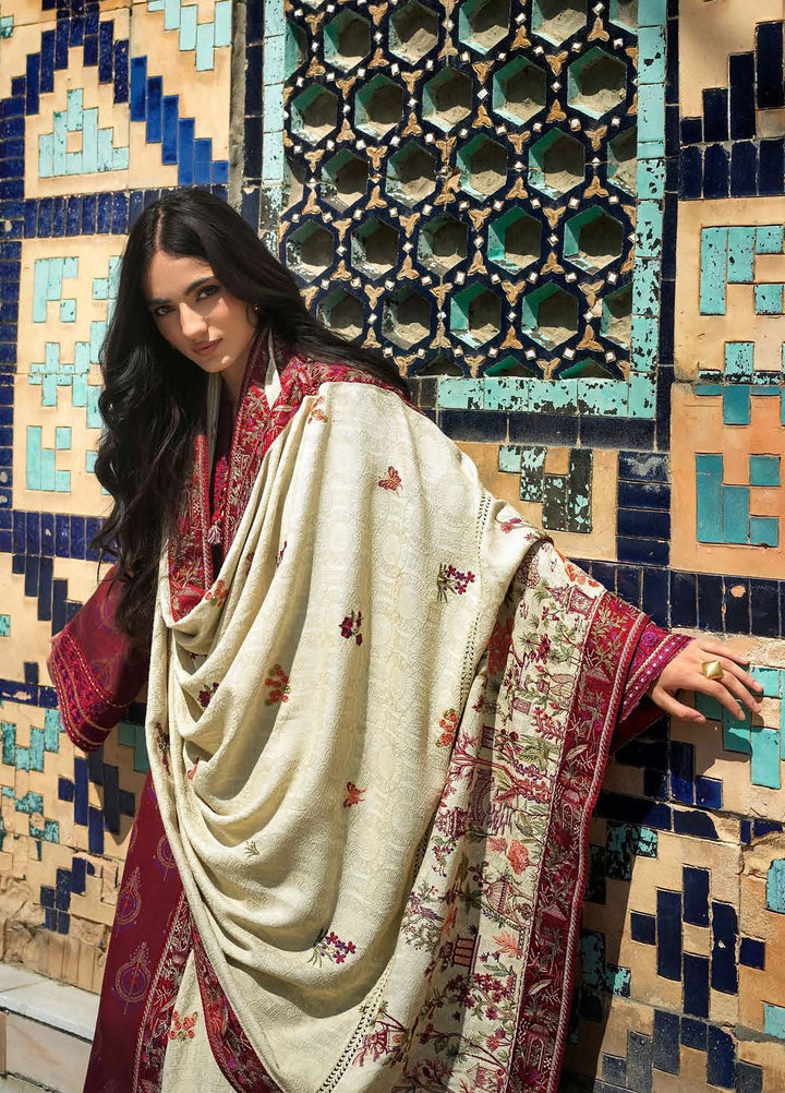 Echoes of Registan by Mushq Unstitched Embroidered Jacquard 3 Piece Suit MU26UER Celestial Queen MUNWI260105 - Casual Collection