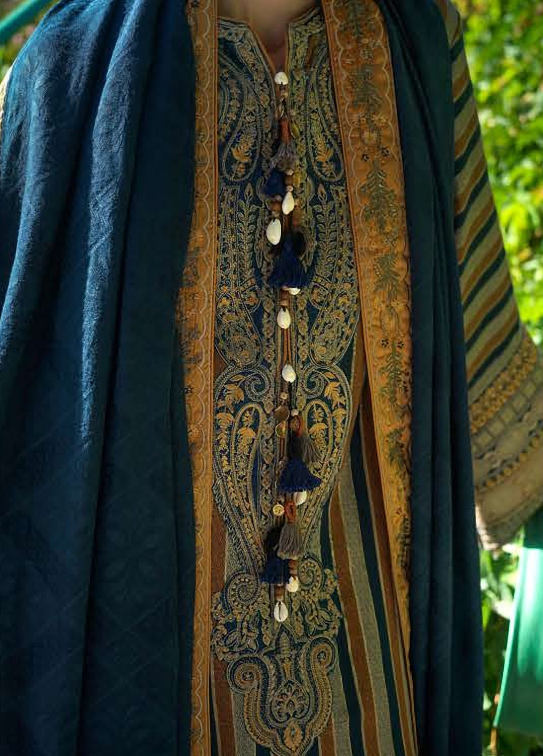 Echoes of Registan by Mushq Unstitched Embroidered Jacquard 3 Piece Suit MU26UER Gilded Arch MUNWI260103 - Casual Collection