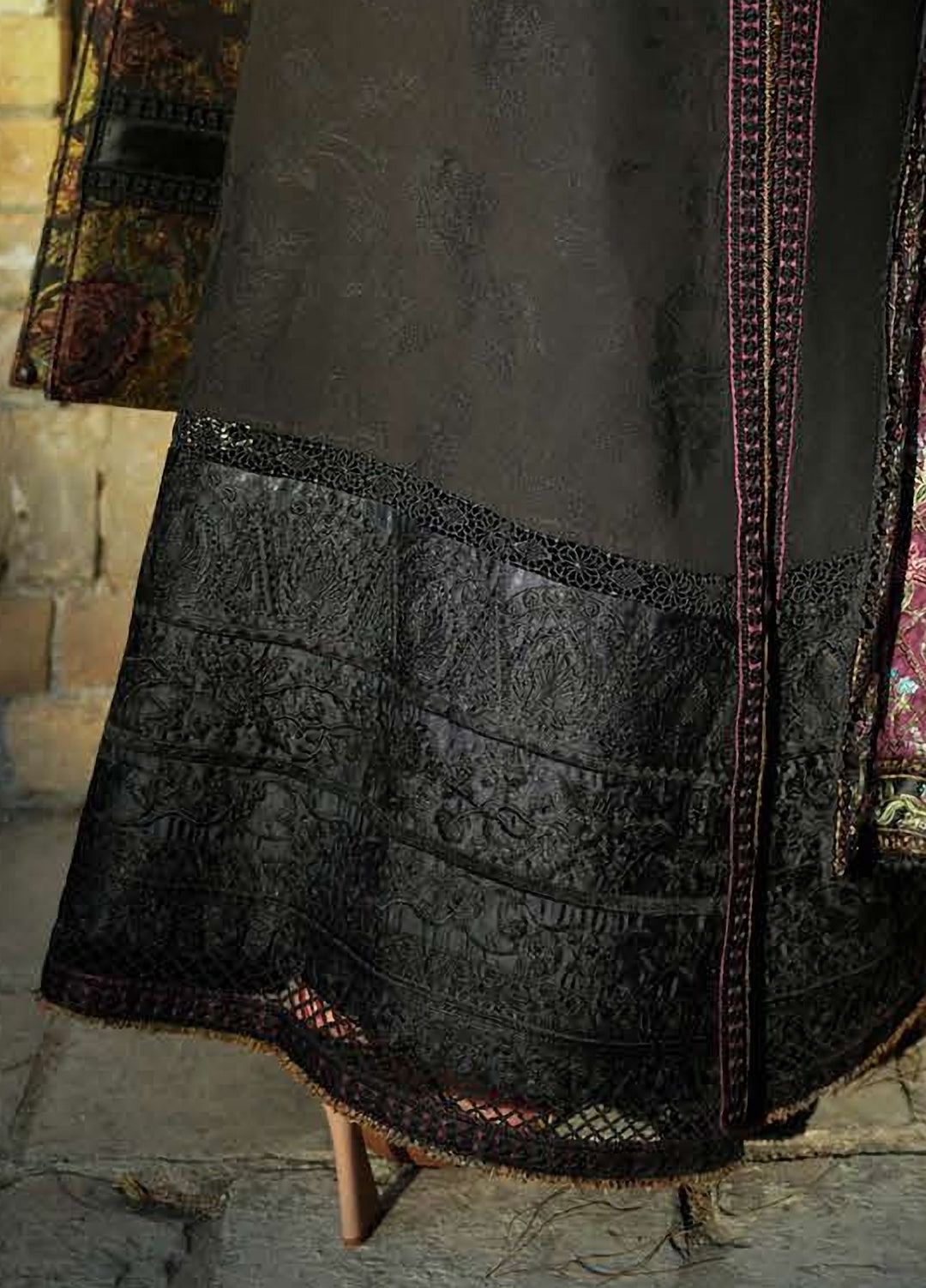 Echoes of Registan by Mushq Unstitched Embroidered Jacquard 3 Piece Suit MU26UER Registan Moon MUNWI260102 - Casual Collection