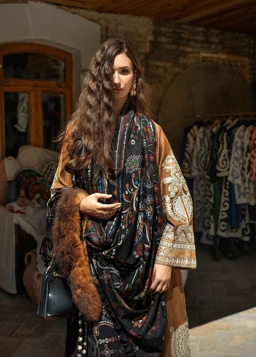 Echoes of Registan by Mushq Unstitched Embroidered Jacquard 3 Piece Suit MU26UER Samarkand Jewel MUNWI260101 - Casual Collection
