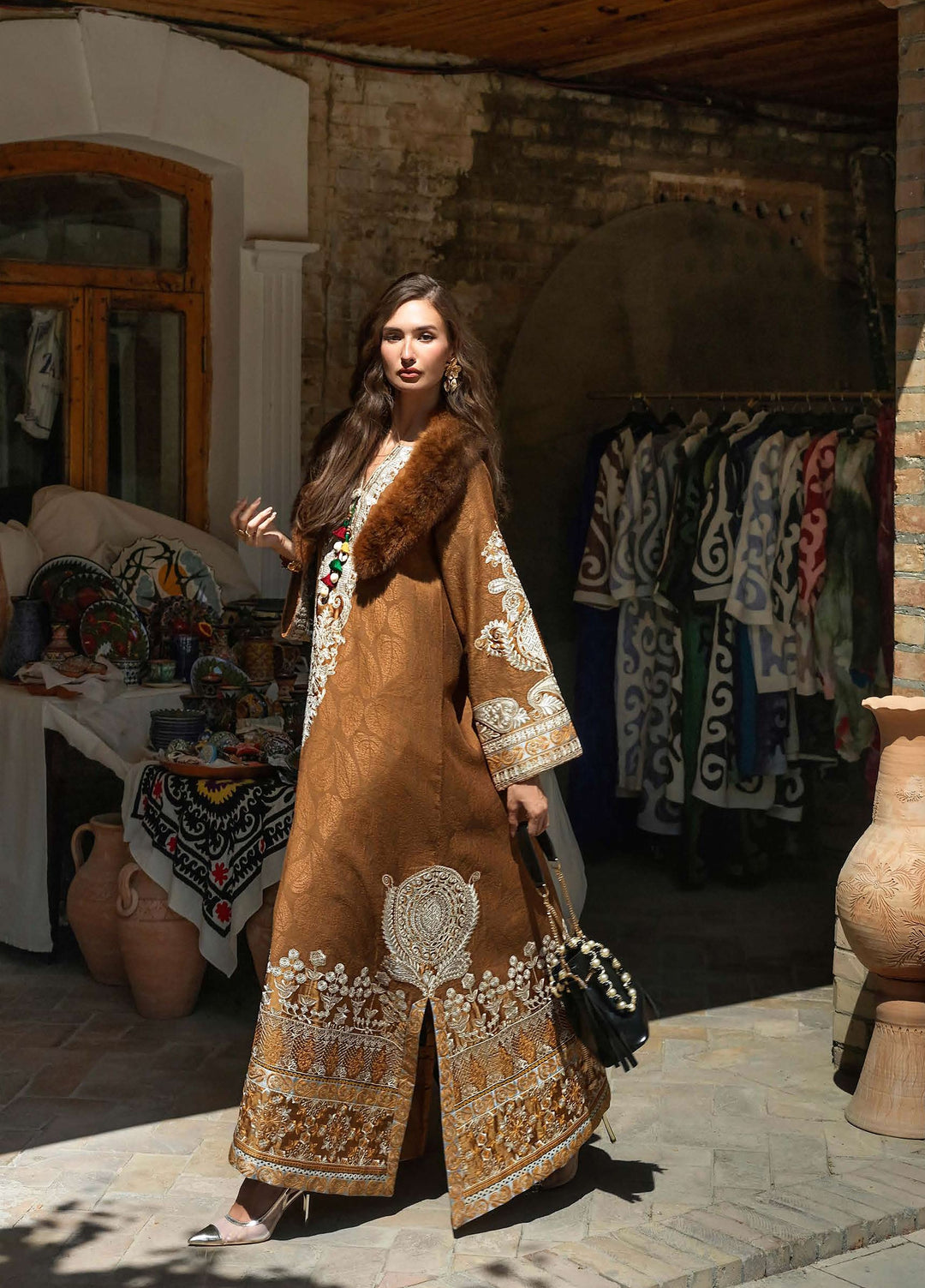 Echoes of Registan by Mushq Unstitched Embroidered Jacquard 3 Piece Suit MU26UER Samarkand Jewel MUNWI260101 - Casual Collection