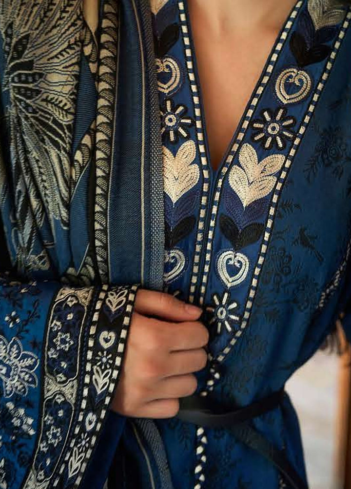Echoes of Registan by Mushq Unstitched Embroidered Jacquard 3 Piece Suit MU26UER Sapphire Sultana MUNWI260107 - Casual Collection