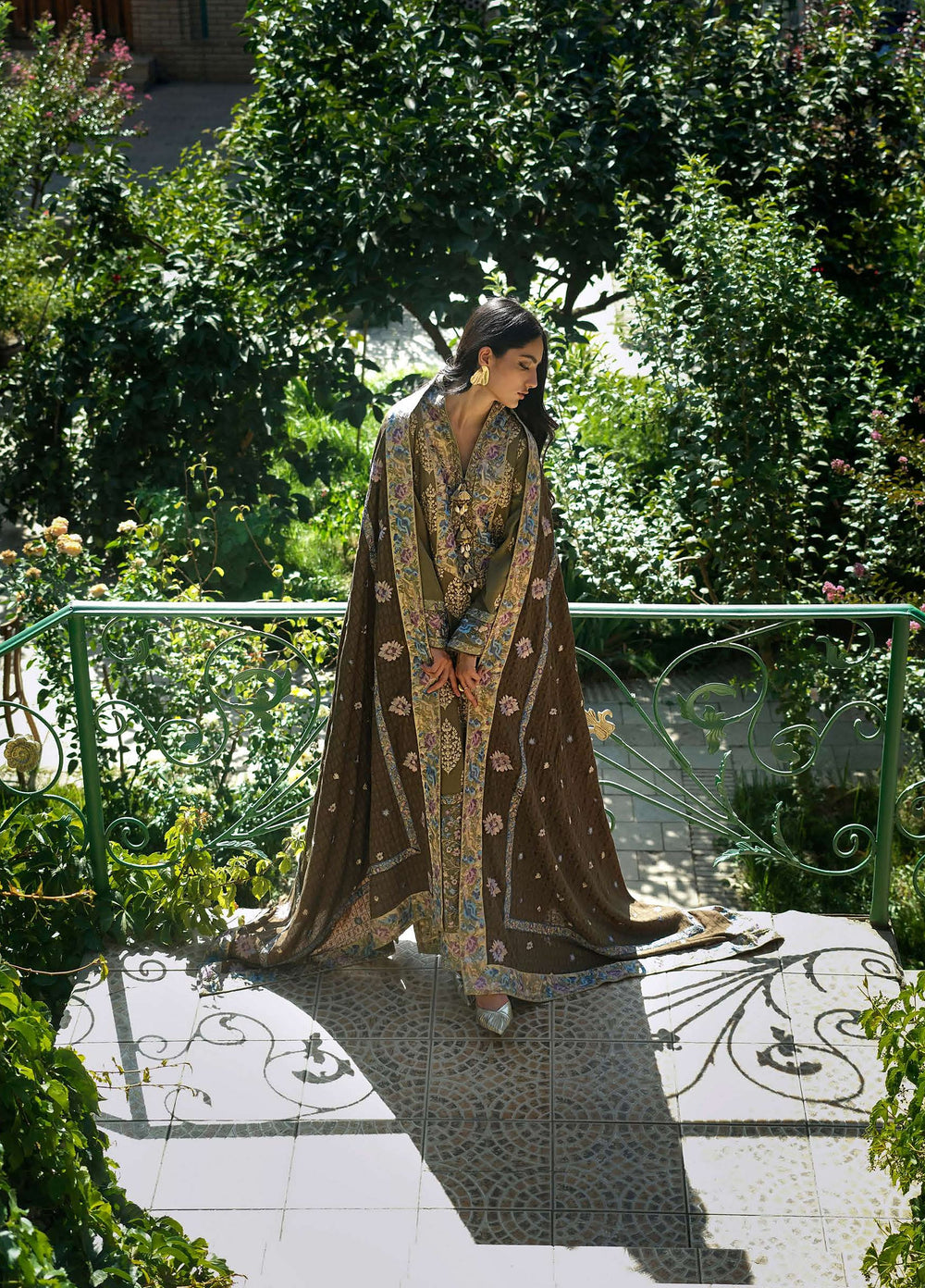 Echoes of Registan by Mushq Unstitched Embroidered Herringbone 3 Piece Suit MU26UER Silk Road MUNWI260112 - Casual Collection