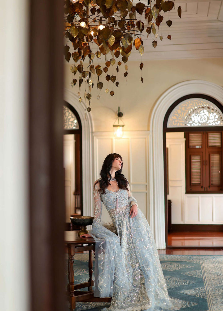 Stardust Love by Mushq Unstitched Embroidered Net 3 Piece Suit MU26USL Endless Us MUNWD260103 - Wedding Collection