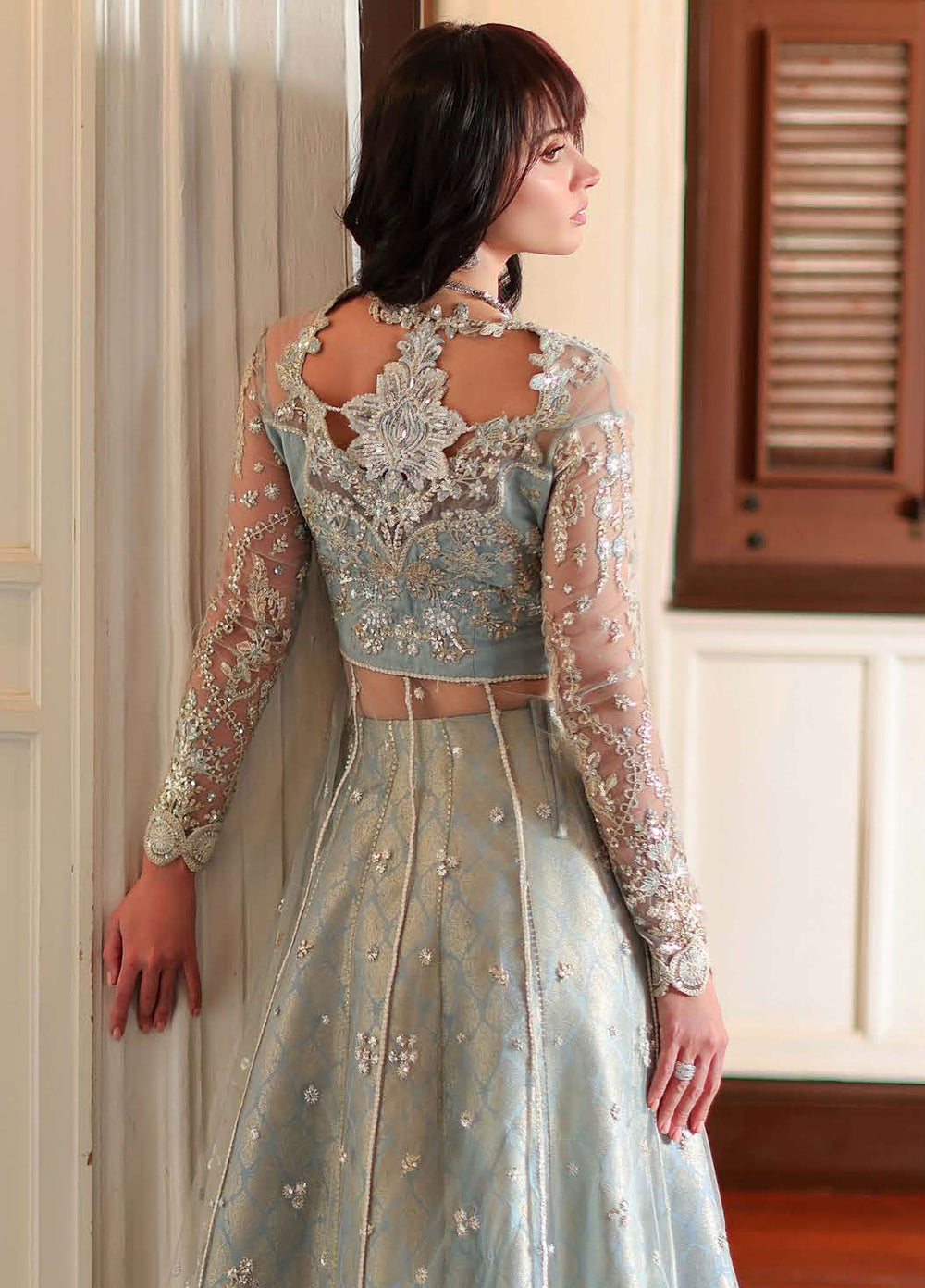 Stardust Love by Mushq Unstitched Embroidered Net 3 Piece Suit MU26USL Endless Us MUNWD260103 - Wedding Collection
