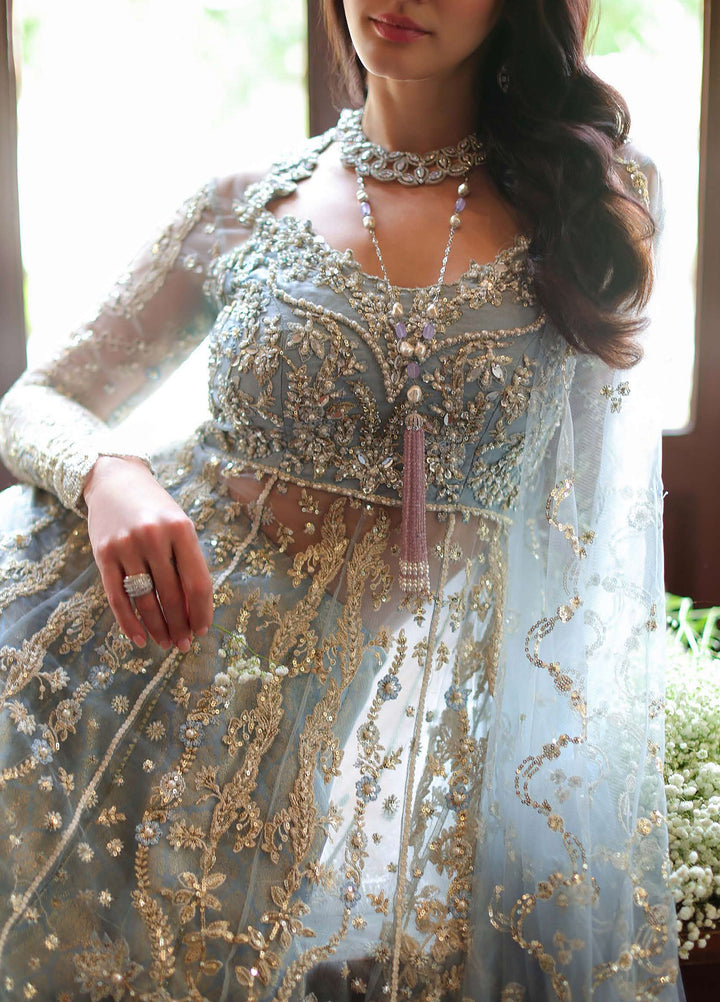 Stardust Love by Mushq Unstitched Embroidered Net 3 Piece Suit MU26USL Endless Us MUNWD260103 - Wedding Collection