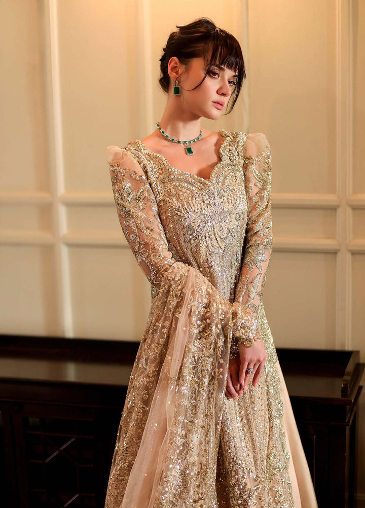 Stardust Love by Mushq Unstitched Embroidered Net 3 Piece Suit MU26USL Eternal Glow MUNWD260102 - Wedding Collection