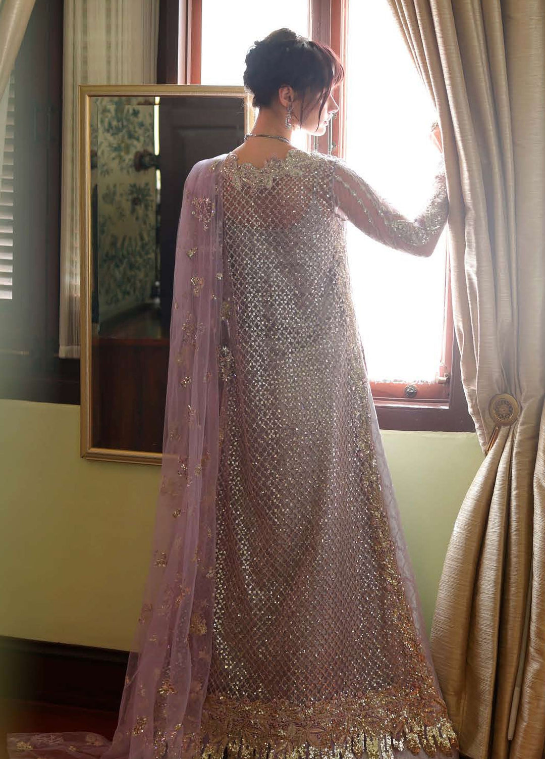 Stardust Love by Mushq Unstitched Embroidered Net 3 Piece Suit MU26USL First Forever MUNWD260106 - Wedding Collection