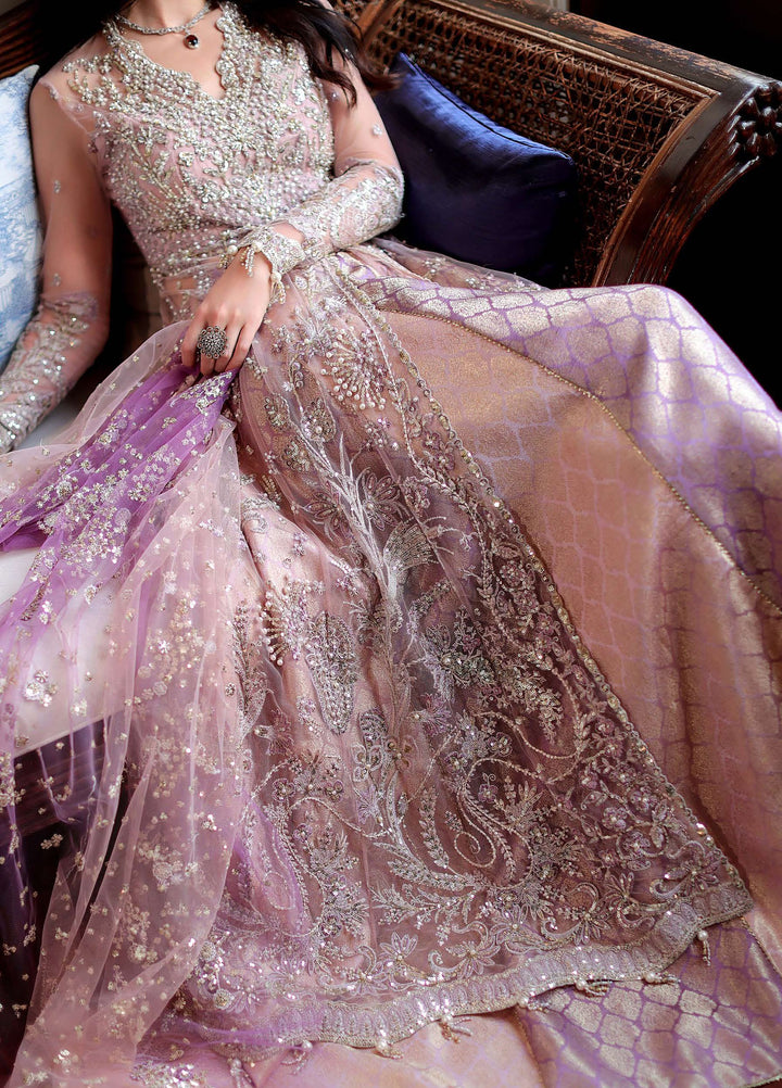 Stardust Love by Mushq Unstitched Embroidered Net 3 Piece Suit MU26USL Midnight Wish MUNWD260105 - Wedding Collection
