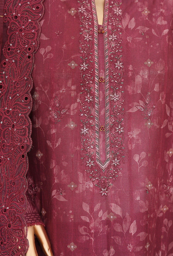 Ninokara by HZ Textile Unstitched Embroidered Jacquard 3 Piece Suit NJE-7016 - Casual Collection
