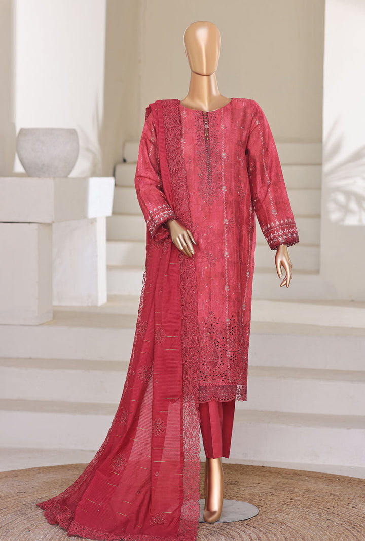 Ninokara by HZ Textile Unstitched Embroidered Jacquard 3 Piece Suit NJE-7018 - Casual Collection