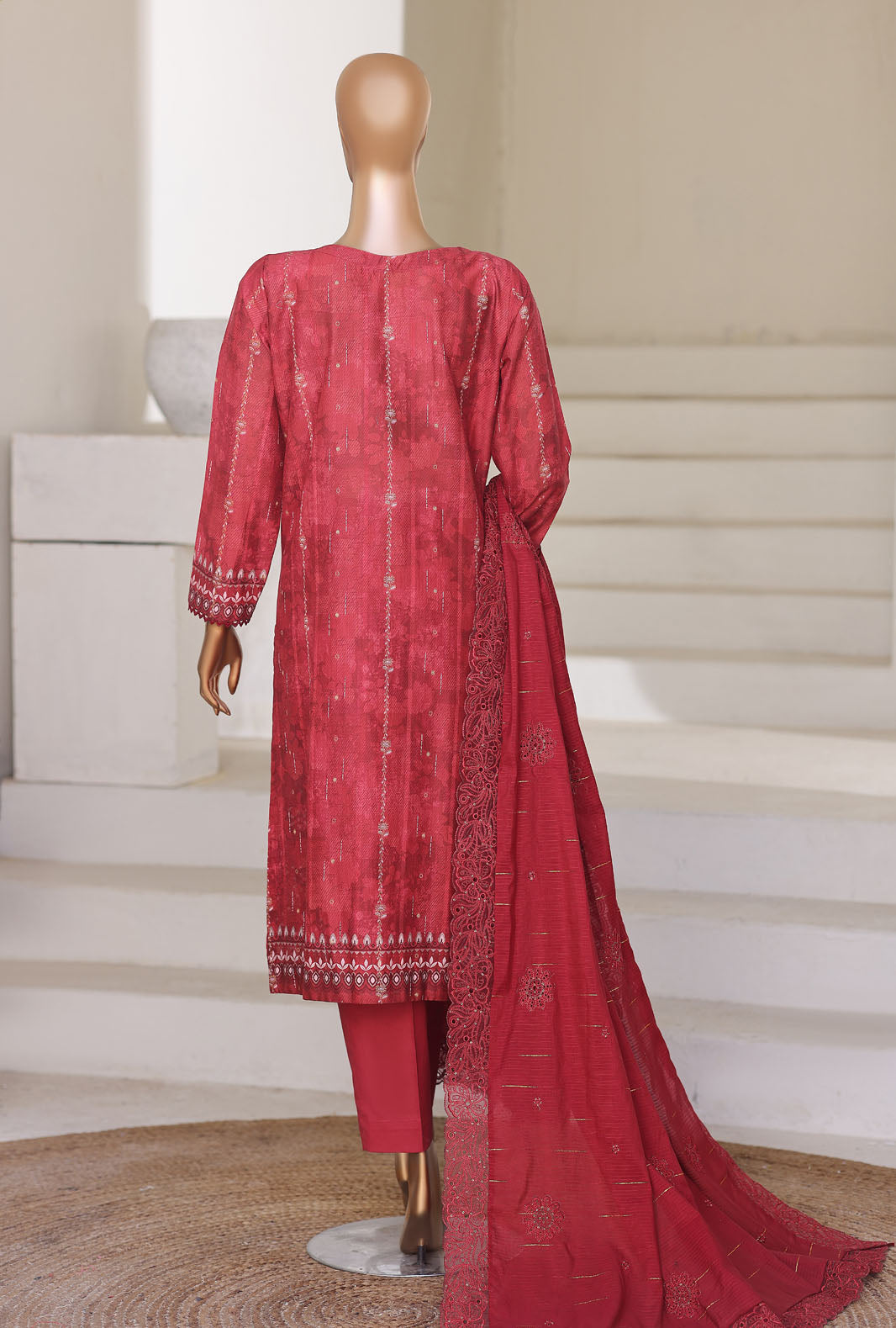 Ninokara by HZ Textile Unstitched Embroidered Jacquard 3 Piece Suit NJE-7018 - Casual Collection