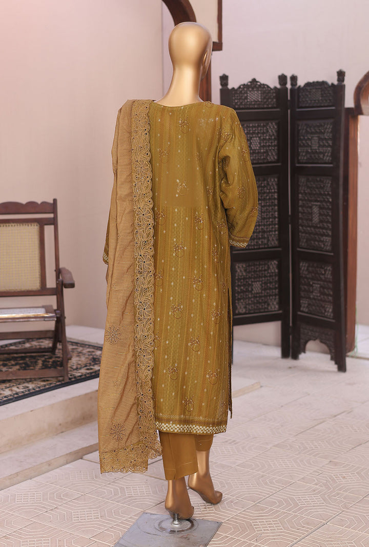 Ninokara by HZ Textile Unstitched Embroidered Jacquard 3 Piece Suit NJE-7019 - Casual Collection