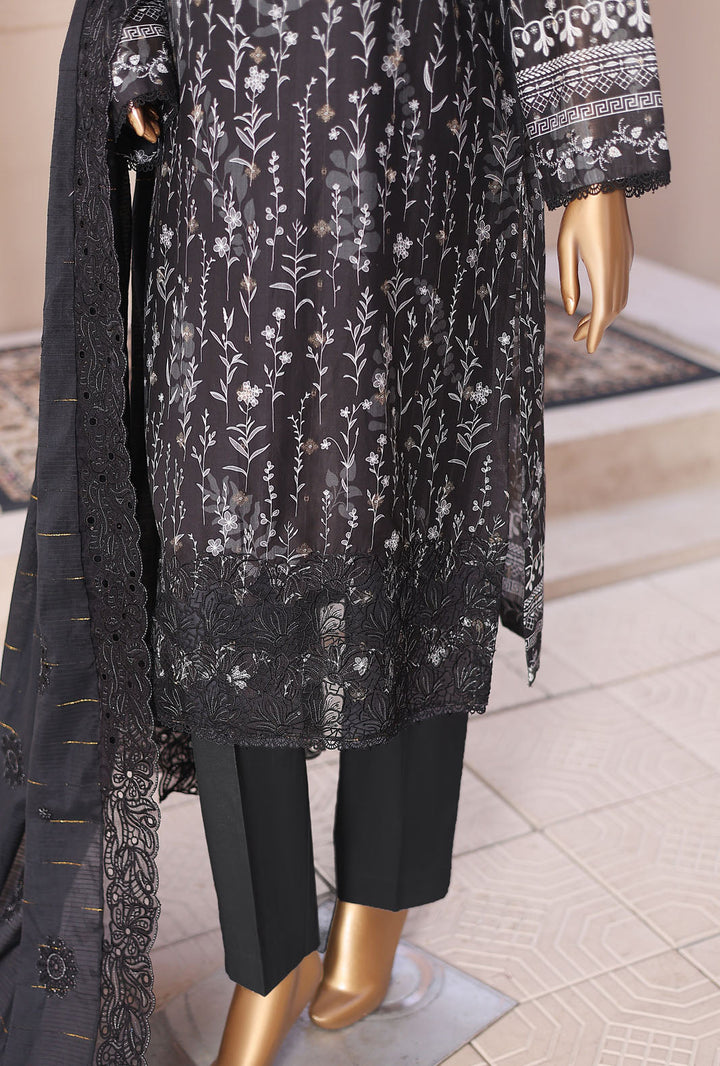 Ninokara by HZ Textile Unstitched Embroidered Jacquard 3 Piece Suit NJE-7020 - Casual Collection