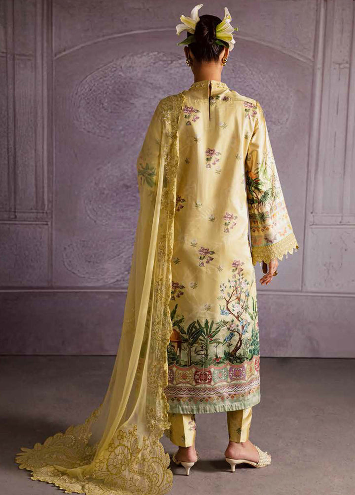 The Silk by Nureh Embroidered Silk Suits Unstitched 3 Piece NU25SU S-27 - Festive Collection