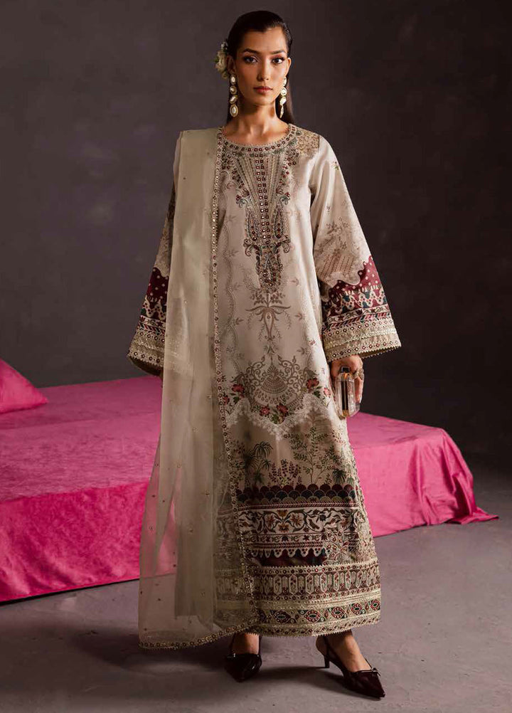 The Silk by Nureh Embroidered Silk Suits Unstitched 3 Piece NU25SU S-29 - Festive Collection