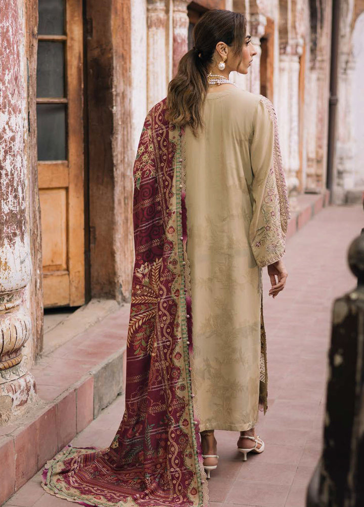 Maya by Nureh Embroidered Linen Suits Unstitched 3 Piece NU25ML NW-101 - Winter Collection