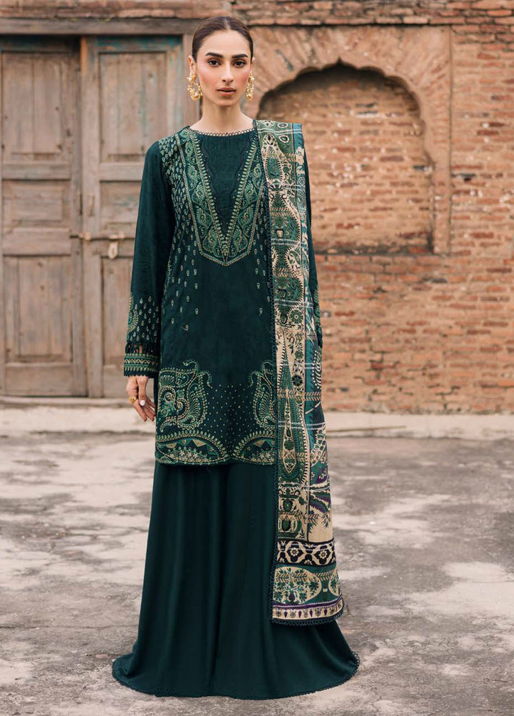 Maya by Nureh Embroidered Linen Suits Unstitched 3 Piece NU25ML NW-103 - Winter Collection