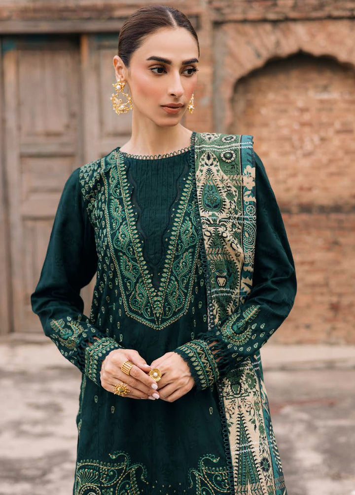 Maya by Nureh Embroidered Linen Suits Unstitched 3 Piece NU25ML NW-103 - Winter Collection