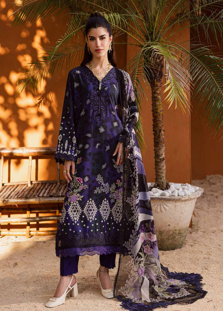 Nureh Embroidered Linen Suits Unstitched 3 Piece NU25GEU NWG-88 - Winter Collection