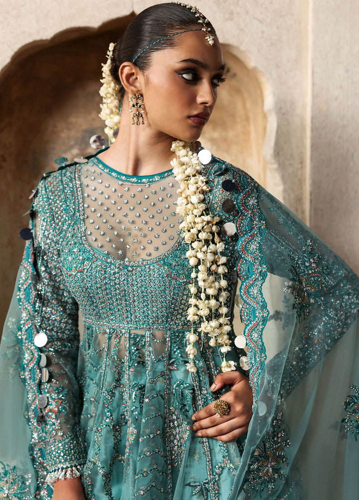 Massarat by Hussain Rehar Embroidered Net Suits Unstitched 3 Piece HRR25MU Nagmа - Festive Collection
