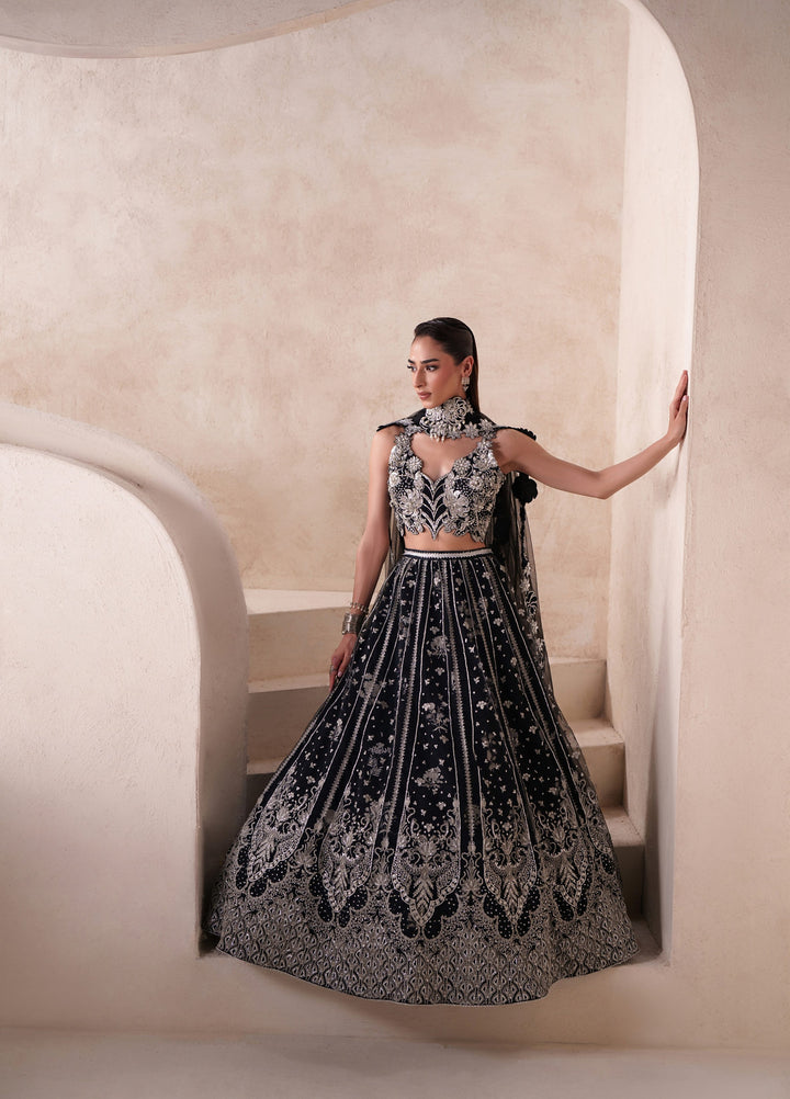 Pari Naz by Neeshay Unstitched Embroidered Indian Raw Silk 3 Piece Suit NSH26UPN MAHROOH - Wedding Collection