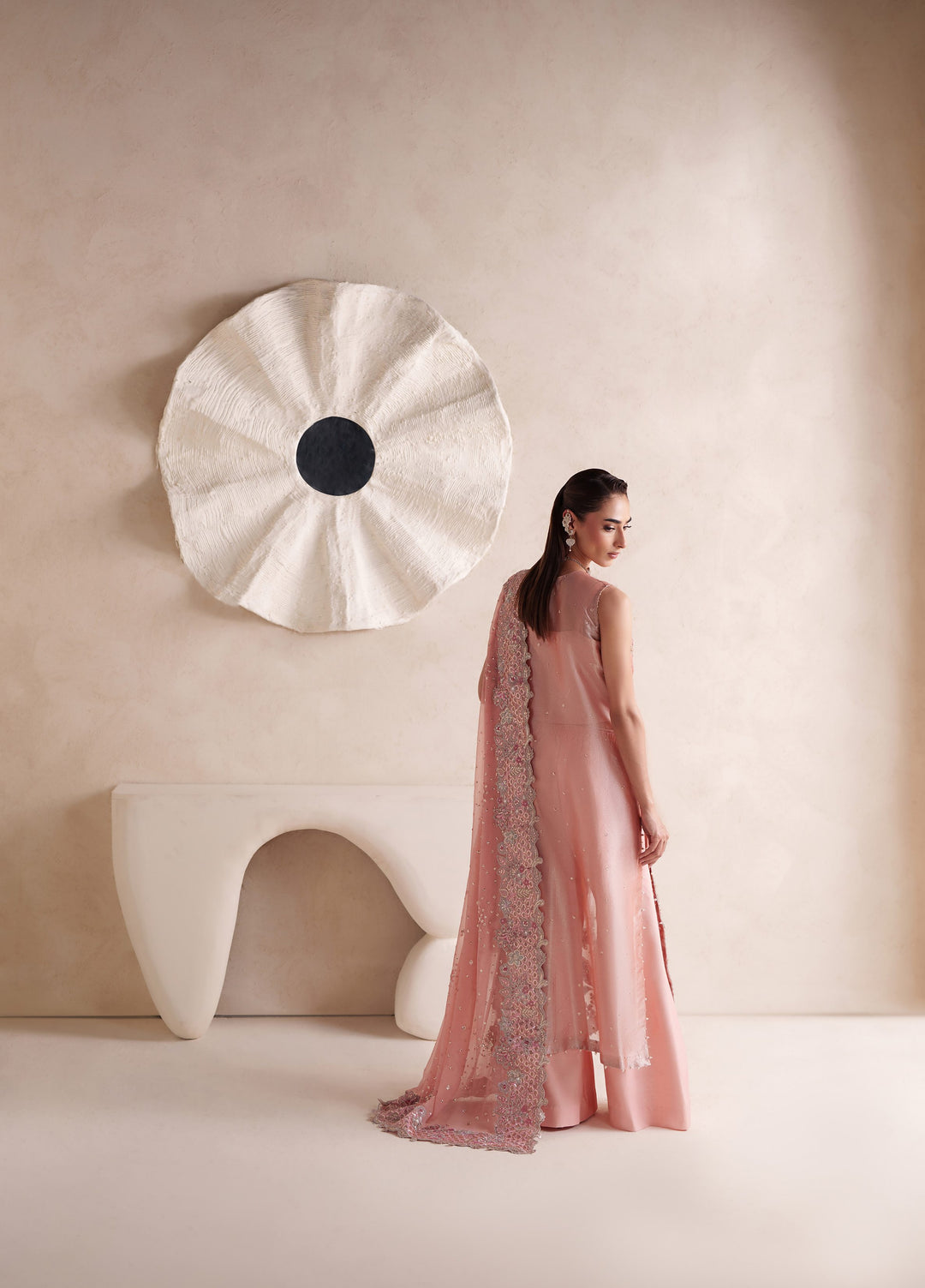 Pari Naz by Neeshay Unstitched Embroidered Tissue Zari 3 Piece Suit NSH26UPN NYRA - Wedding Collection