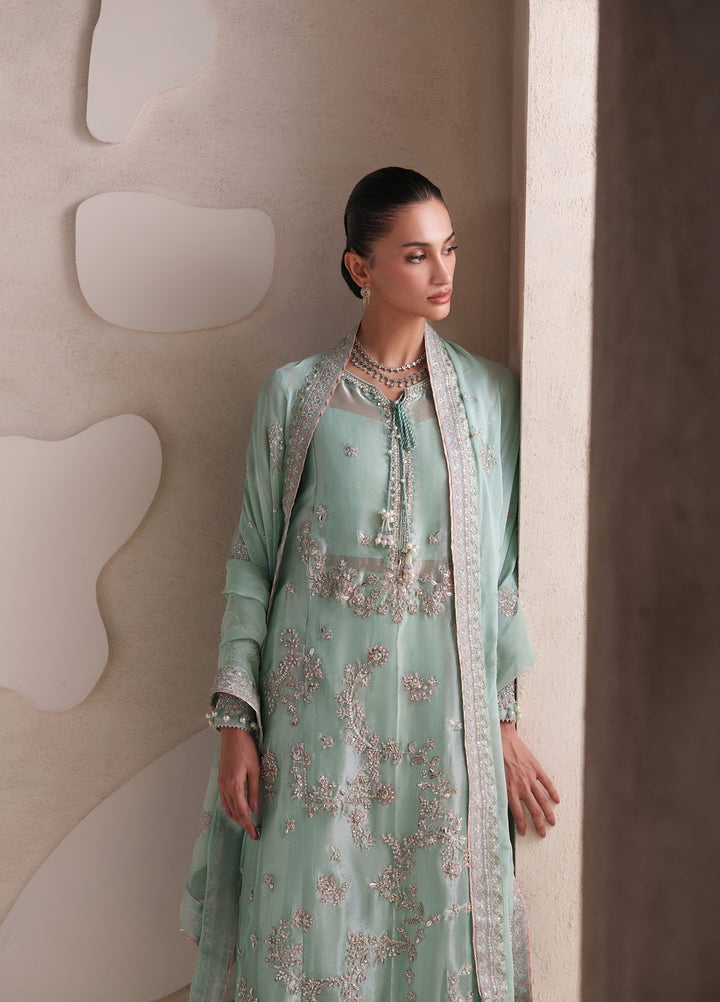 Pari Naz by Neeshay Unstitched Embroidered Zari Tissue 3 Piece Suit NSH26UPN SAHAR - Wedding Collection