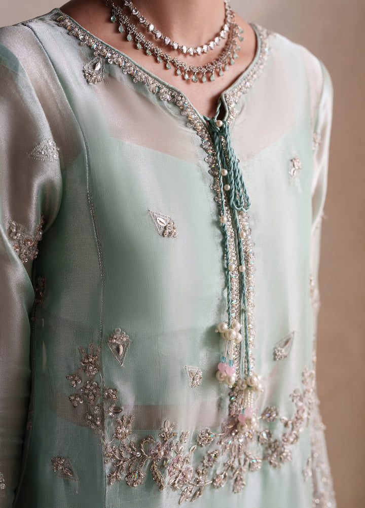 Pari Naz by Neeshay Unstitched Embroidered Zari Tissue 3 Piece Suit NSH26UPN SAHAR - Wedding Collection