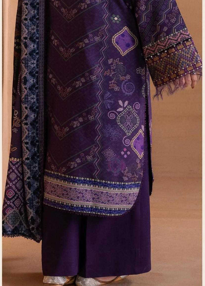 One Nation by Florent Unstitched Embroidered Viscose 3 Piece Suit FL26UON Nisa - Casual Collection