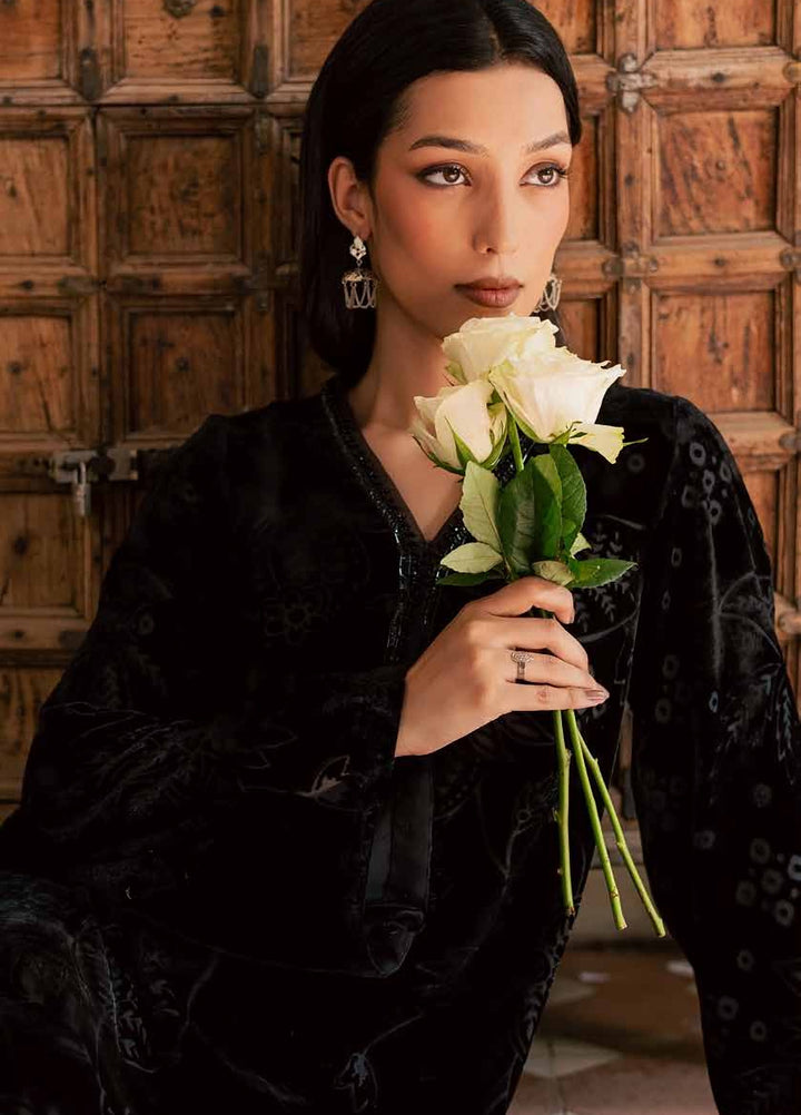 Ballerina by Nureh Unstitched Embroidered Velvet 2 Piece Suit NU26UVB Ballerina NU2-231 - Festive Collection