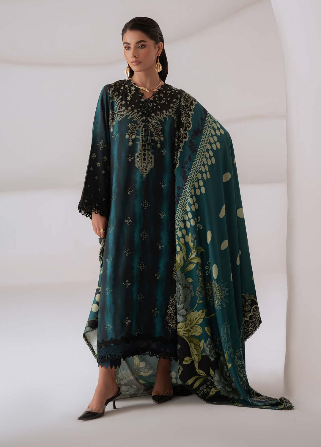 Signature Prints by Nureh Unstitched Printed Marina 3 Piece Suit NU26USM SP-224 - Casual Collection