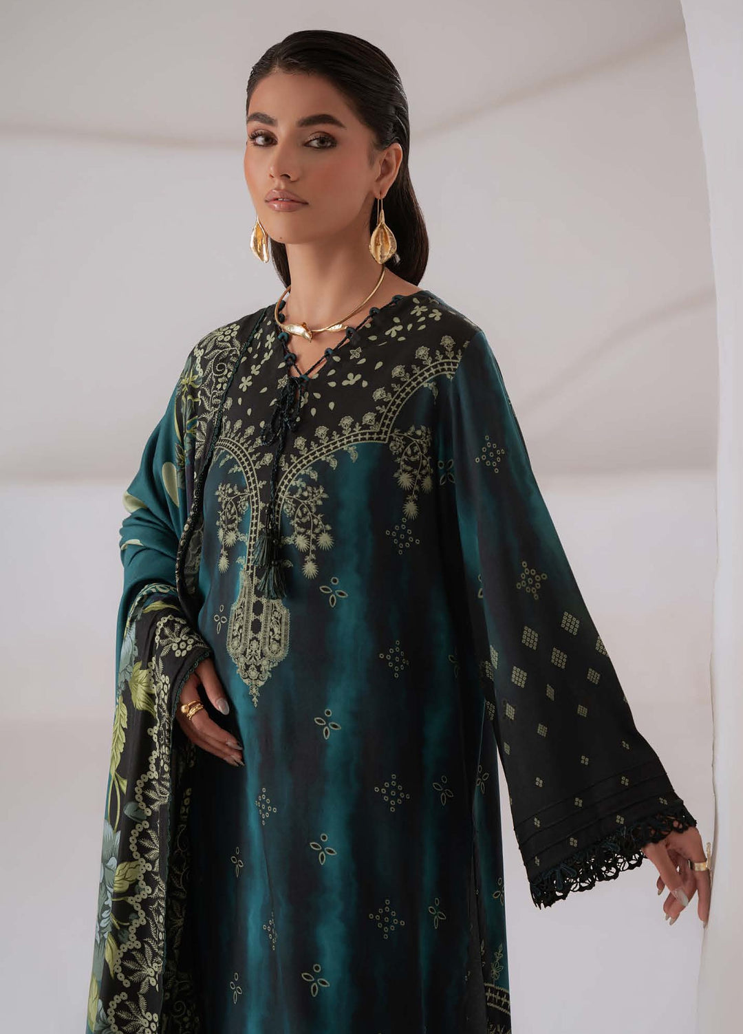 Signature Prints by Nureh Unstitched Printed Marina 3 Piece Suit NU26USM SP-224 - Casual Collection