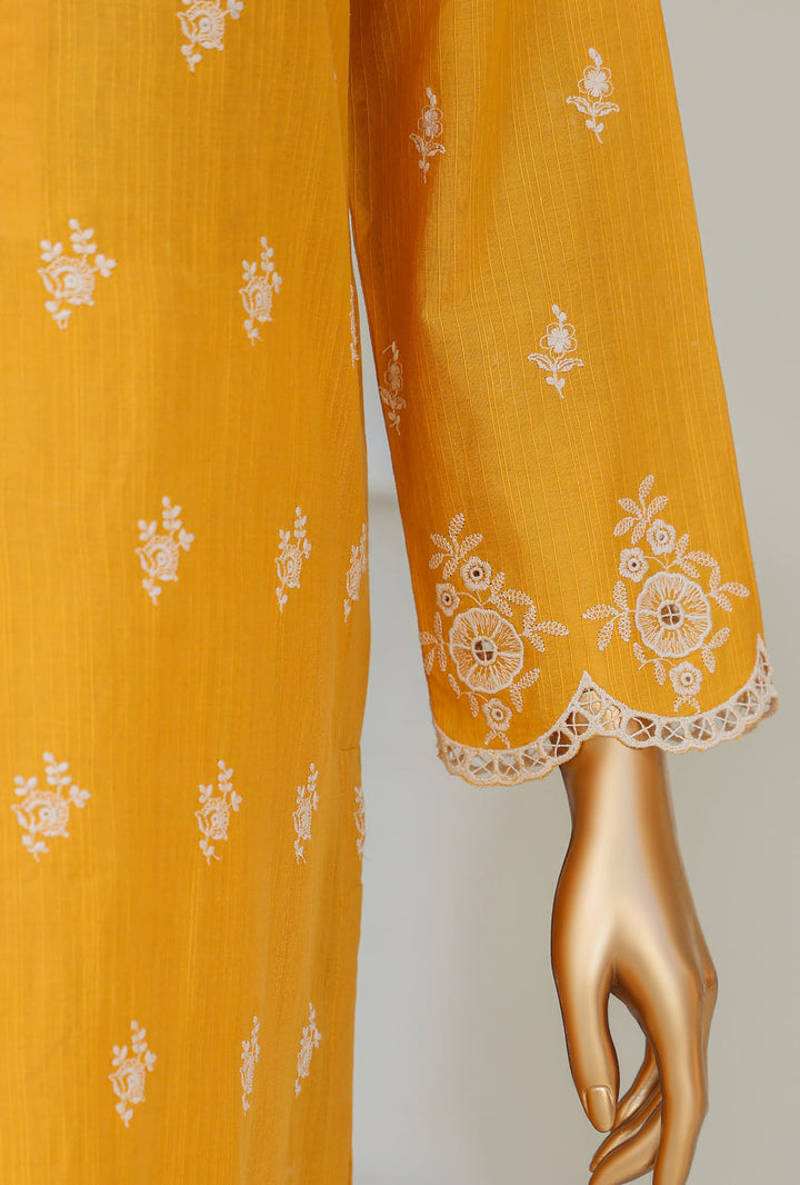 Oriental by Hz Textiles Unstitched 3 Piece Embroidered Cambric Cotton Suit OPS-01 - Winter Collection